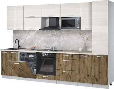 

Кухонный гарнитур, Мила Лайт 3.2-ПМ2