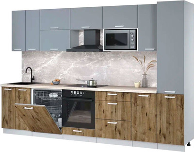 

Кухонный гарнитур, Мила Лайт 3.2-ПМ2