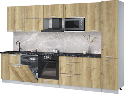 

Кухонный гарнитур, Мила Лайт 3.3-ПМ2