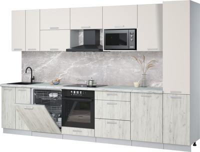 

Кухонный гарнитур, Мила Лайт 3.3-ПМ2