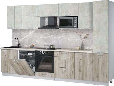 

Кухонный гарнитур, Мила Лайт 3.3-ПМ2