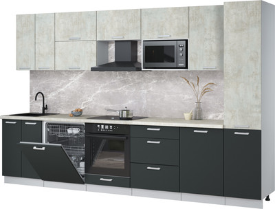 

Кухонный гарнитур, Мила Лайт 3.3-ПМ2