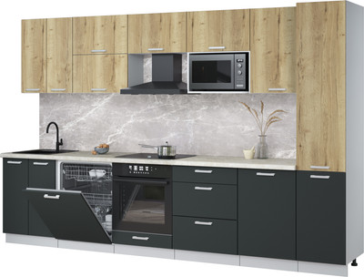 

Кухонный гарнитур, Мила Лайт 3.3-ПМ2