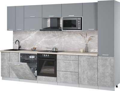 

Кухонный гарнитур, Мила Лайт 3.3-ПМ2