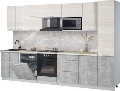 

Кухонный гарнитур, Мила Лайт 3.3-ПМ2