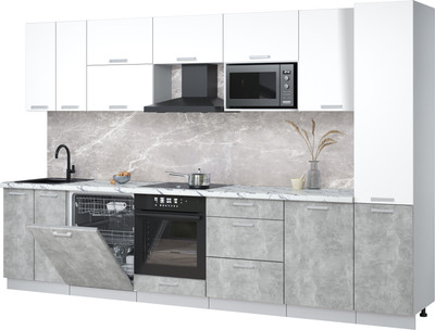 

Кухонный гарнитур, Мила Лайт 3.3-ПМ2