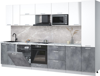 

Кухонный гарнитур, Мила Лайт 3.3-ПМ2