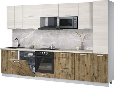 

Кухонный гарнитур, Мила Лайт 3.3-ПМ2