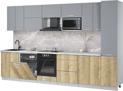 

Кухонный гарнитур, Мила Лайт 3.4-ПМ2