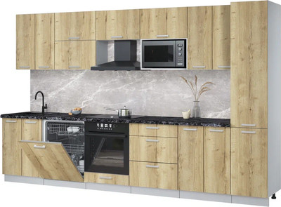 

Кухонный гарнитур, Мила Лайт 3.4-ПМ2