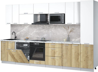 

Кухонный гарнитур, Мила Лайт 3.4-ПМ2