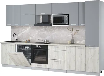 

Кухонный гарнитур, Мила Лайт 3.4-ПМ2