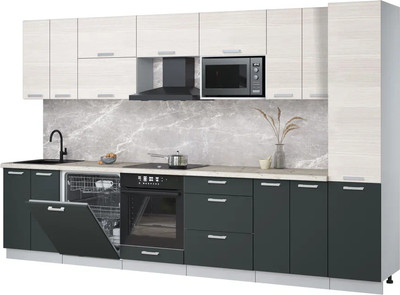 

Кухонный гарнитур, Мила Лайт 3.4-ПМ2