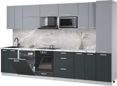 

Кухонный гарнитур, Мила Лайт 3.4-ПМ2