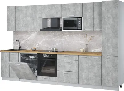 

Кухонный гарнитур, Мила Лайт 3.4-ПМ2