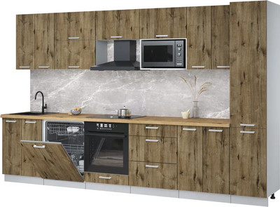 

Кухонный гарнитур, Мила Лайт 3.4-ПМ2