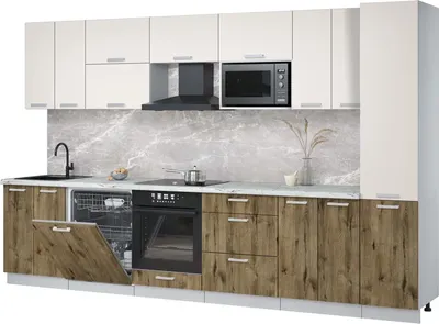 

Кухонный гарнитур, Мила Лайт 3.4-ПМ2