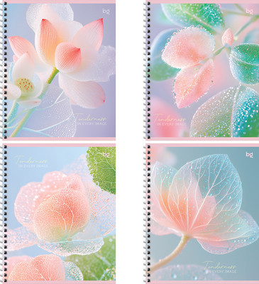 Тетрадь BG Цветочная нежность / Т5гр96_лс 57654  (96л) - 