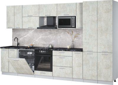 

Кухонный гарнитур, Мила Лайт 3.5-ПМ2