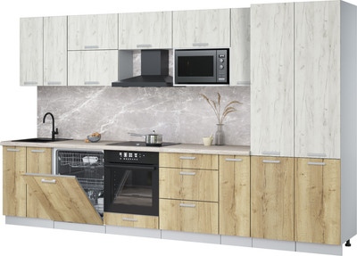 

Кухонный гарнитур, Мила Лайт 3.5-ПМ2