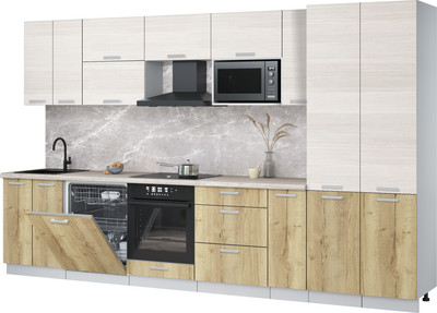 

Кухонный гарнитур, Мила Лайт 3.5-ПМ2