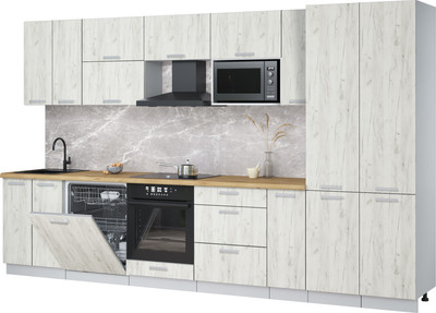 

Кухонный гарнитур, Мила Лайт 3.5-ПМ2