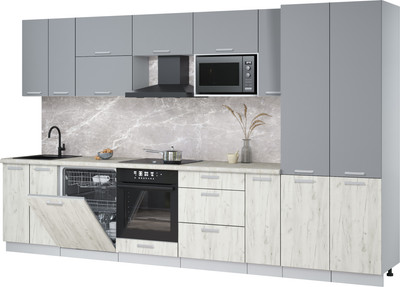 

Кухонный гарнитур, Мила Лайт 3.5-ПМ2