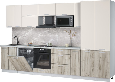 

Кухонный гарнитур, Мила Лайт 3.5-ПМ2