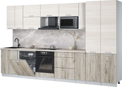 

Кухонный гарнитур, Мила Лайт 3.5-ПМ2