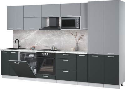 

Кухонный гарнитур, Мила Лайт 3.5-ПМ2