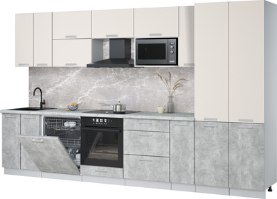 

Кухонный гарнитур, Мила Лайт 3.5-ПМ2