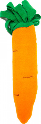 

Игрушка для собак, Морковка с пищиком / 1687