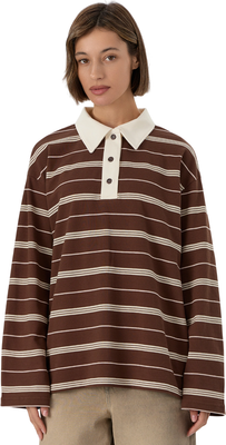 Джемпер Mark Formelle 122877 (р.164/170-96-102, полоска на шоколадном) - 