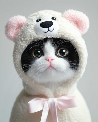 

Набор алмазной вышивки, Котенок в худи / 71340