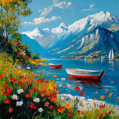 Набор алмазной вышивки Феникс+ Лето в Норвегии / 71387 -