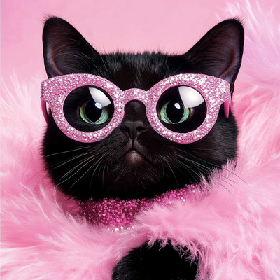 Набор алмазной вышивки Феникс+ Гламурная кошечка / 71399 -