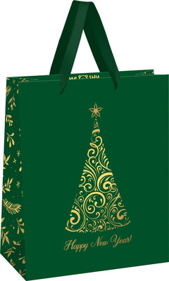 Пакет подарочный Meshu Christmas tree / MS_61711 -