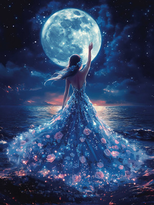 Набор алмазной вышивки Феникс+ Танец при луне / 71441 -