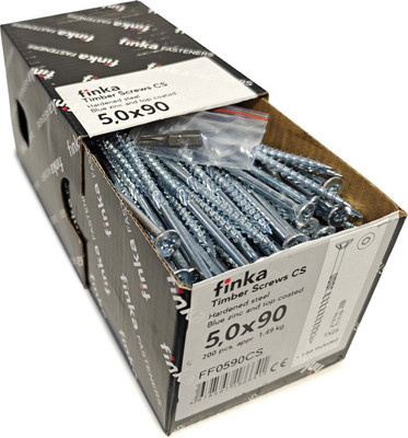 

Шуруп, Timber Screws CS Конструкционный по дереву TORX25 5x90 потай