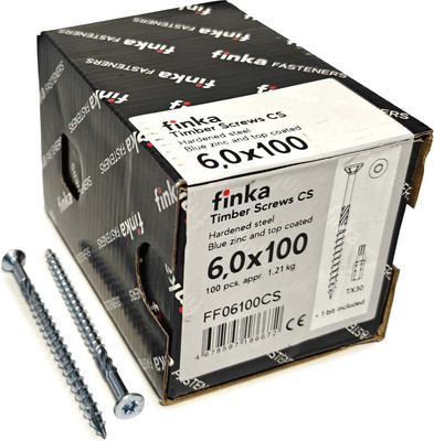 

Шуруп, Timber Screws CS Конструкционный по дереву TORX30 6x100 потай