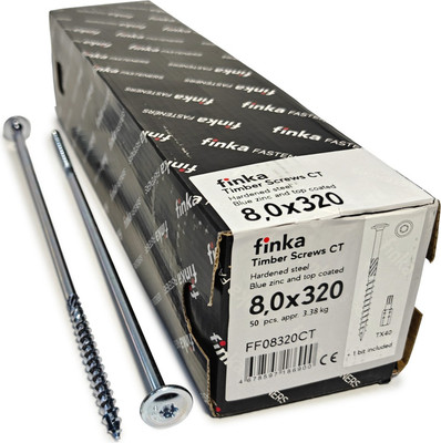 

Шуруп, Timber Screws CT Конструкционный по дереву TORX40 8x320 тарелка