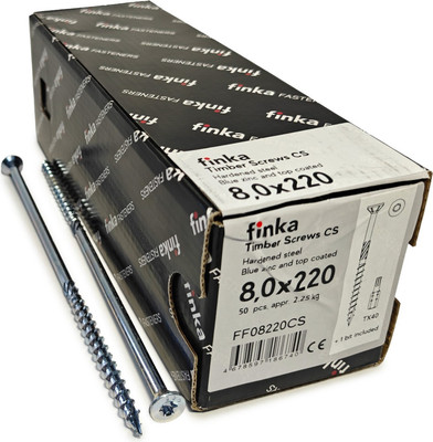 

Шуруп, Timber Screws CS Конструкционный по дереву TORX40 8x220 потай