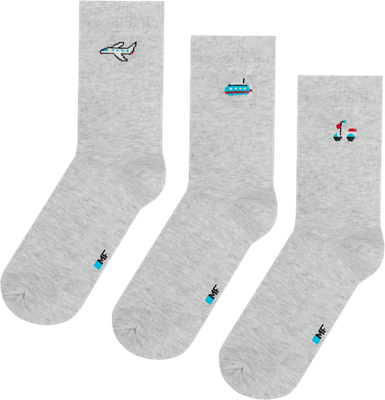 Носки детские Mark Formelle 444A-2361 (р.18, светло-серый меланж-3) -