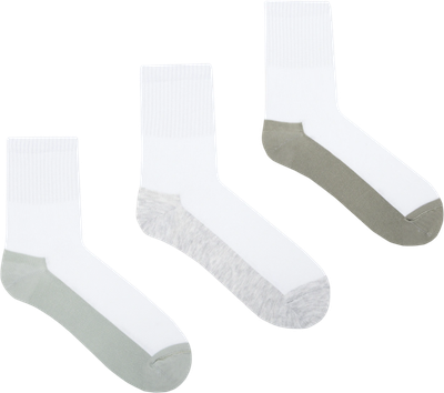 Носки детские Mark Formelle 444A-3078 (р.20, белый/светлая оливка/светлый эвкалипт/оливка) -