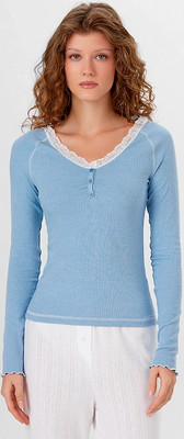 Кофта домашняя Mark Formelle 502527 (р.164/170-84-90, темно-голубой) -