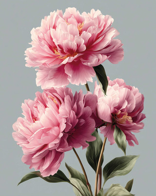 Набор алмазной вышивки Феникс+ Три пиона / 71336 -