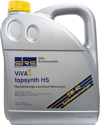 Моторное масло SRS Viva 1 Topsynth HS 5W-40 (4л) -