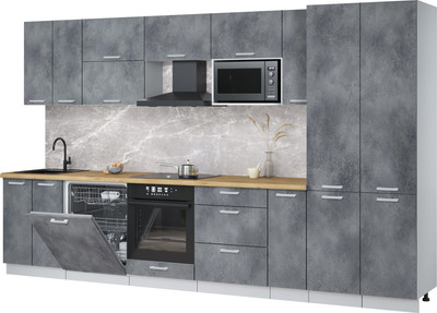 

Кухонный гарнитур, Мила Лайт 3.5-ПМ2