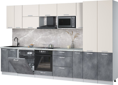 

Кухонный гарнитур, Мила Лайт 3.5-ПМ2