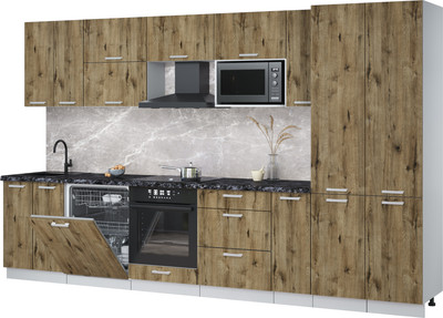 

Кухонный гарнитур, Мила Лайт 3.5-ПМ2